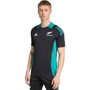 Adidas All Blacks Performance Training Jersey Rugby Shirt Mens Sz L